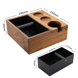 Tamper station s knock boxom 4Barista