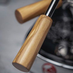 La Pavoni wood handles kit (Legno olivo) - set rukovätí